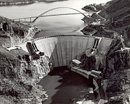 Enlarged, renovated Roosevelt Dam in 1996