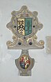 St Leonard and James': family coats of arms (in south aisle?)
