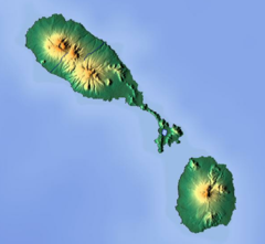 Nevis Peak is located in Saint Kitts and Nevis