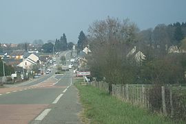 The road into Saint-Saturnin