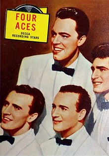 The Four Aces in 1957