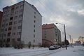 Soviet-era apartment buildings