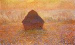 Wheatstack (Sun in the Mist), 1891. Oil on canvas. Minneapolis Institute of Arts. W1286