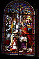 Stained glass window in the Church of Saint-Just