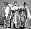 Padjogé dancers in Maros, Sulawesi, in the 1870s.