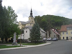 Čabar town center