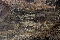 Höhlenmalereien in Bhembetika