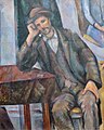 Pfeife rauchender Mann (1890–1892) Öl auf Leinwand, 72 × 91 cm, Puschkin-Museum