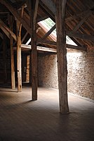 An interior view of one of the Charleston Manor barns by Charlie Verrall