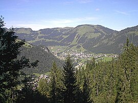A general view of Châtel