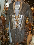 Riveted mail and plate coat zirah bagtar. Armour of this type was introduced into India under the Mughals.