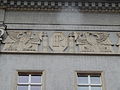 Fragment of the façade of the building of the Silesian Parliament in Katowice