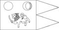 Flag of King Dutugamunu, as depicted in the Dambulla Viharaya cave no.2[52]