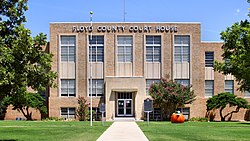 The Floyd County Courthouse in Floydada