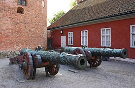 Russian cannons from the end of the 16th century