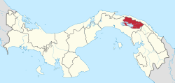 Location of Guna de Madungandí