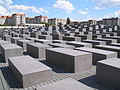 Denkmal in Berlin mit 2711 Stelen für die im Zweiten Weltkrieg in Europa ermordeten rund 6 Millionen Juden