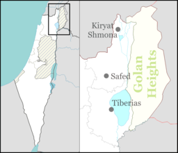 Lake Ram is located in the Golan Heights