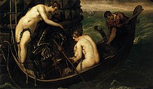 Rescue of Arsinoe, by Jacopo Tintoretto, 1555–1556