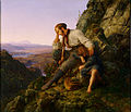 The Robber and His Child, by Karl Friedrich Lessing