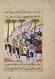 A caravan, headed by ‘Abdallah ibn Jahsh, returns to Medina from a raid by companions of Muhammad.
