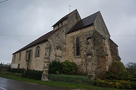 The church in La Ville-sous-Orbais