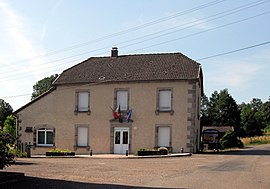 The town hall in Les Fessey