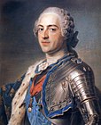Maurice Quentin de La Tour, a bravura pastel portrait of Louis XV, 1748