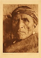 Lutakawi, Zuni Governor, photographed before 1925 by Edward S. Curtis