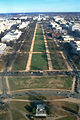 Image 9Looking east from the top of the Washington Monument towards the National Mall and the United States Capitol in December 1999 (from National Mall)