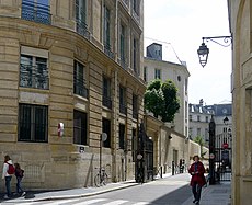 Rue de Radziwill from the rue des Petits-Champs