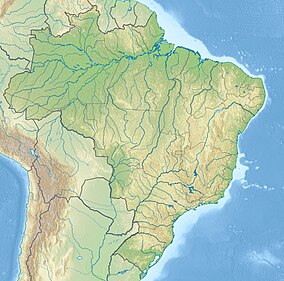Map showing the location of Association of Machadinho Rubber Tappers