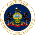 Seal of the governor of Pennsylvania (variant)[14]