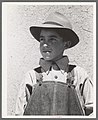 Image 42A Hispano boy in Chamisal, 1940 (from New Mexico)