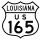 U.S. Highway 165 Bypass marker