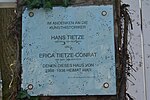 Hans Tietze & Erica Tietze-Conrat - Gedenktafel