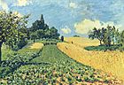 Grain fields on the hills of Argenteuil, 1873, Hamburger Kunsthalle, Hamburg