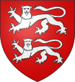Coat of arms of the Ochain family (who pretended to be descending from the dukes of Normandy).