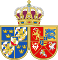 Arms of King Charles and Queen Christine of Sweden