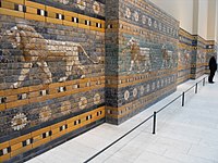 The Processional Way as reconstructed in the Pergamon Museum, Berlin