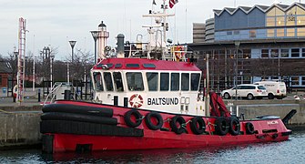 Danish Baltsund in Ystad harbour 2019