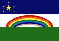 Foz do Jordão municipality flag, Brazil