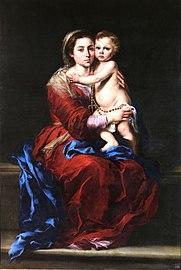 Murillo - The Virgin of the Rosary, c. 1650–1655