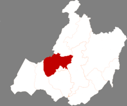 Location of Old Barag Banner within Hulunbuir