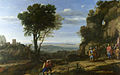 Landscape with David at the Cave of Adullam, 1658, Claude Lorrain