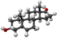 3D estructure of the DHEA molecule