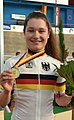 Die Deutsche Justyna Czapla entschied das Einzelzeitfahren der Juniorinnen für sich