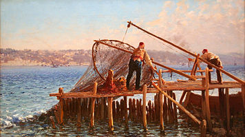 Fishermen Bringing in the Catch (1891 - 1910)