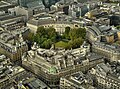 Finsbury Circus layout, all Dance's houses now being replaced by offices