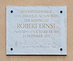 Robert Ernst - Gedenktafel